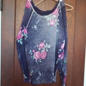 Floral sweater